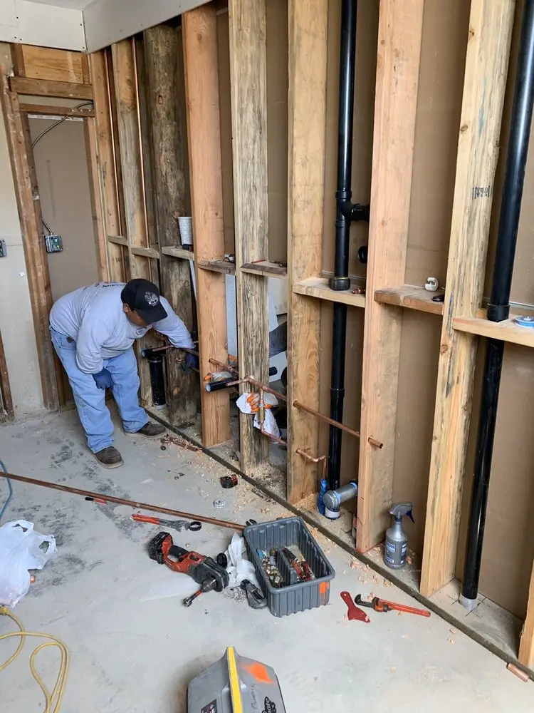 Commercial rough-in plumbing for Gas Line Repair in Cloverly Acres